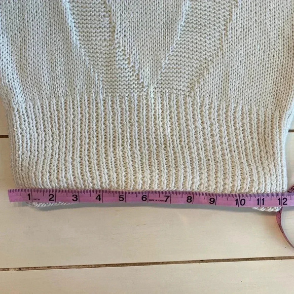 Vintage Lambswool Rabbit Angora Sweater Beading Sequins Size L By Side Effects - Picture 3 of 9